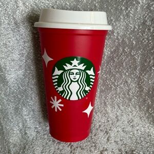 2022 Starbucks Reusable Holiday Red Hot Cup 16oz Christmas Grande 25 Anniversary